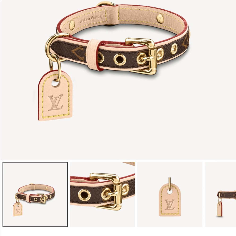 Louis Vuitton Dog Collar